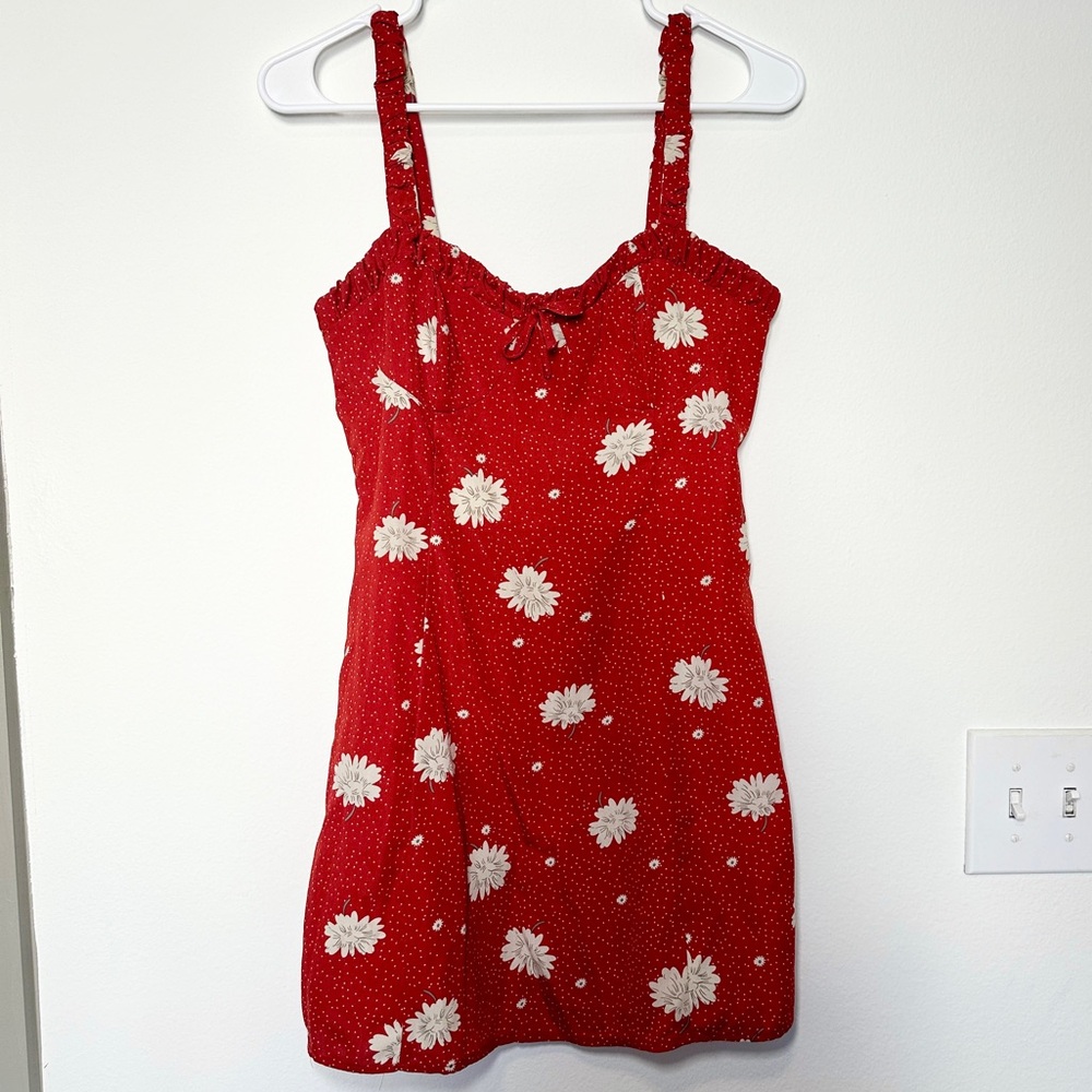 MAHINA • Sweetheart Mini Floral Dress